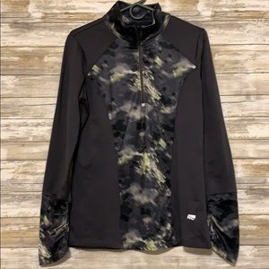 Long Sleeve 3/4 zip Up Top